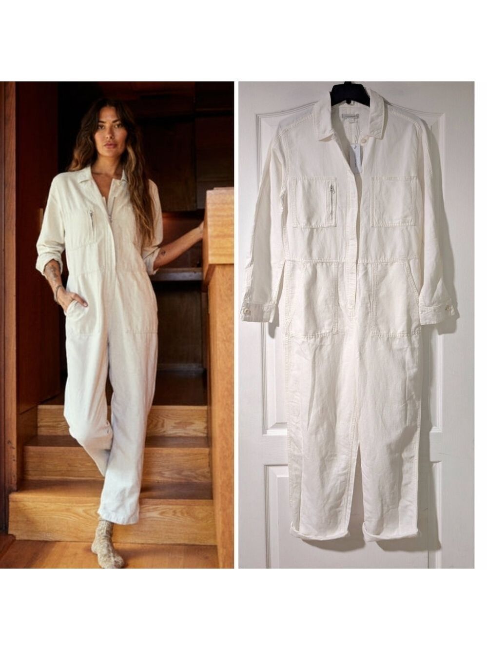NWT Outerknown | Station Jumpsuit In Salt
